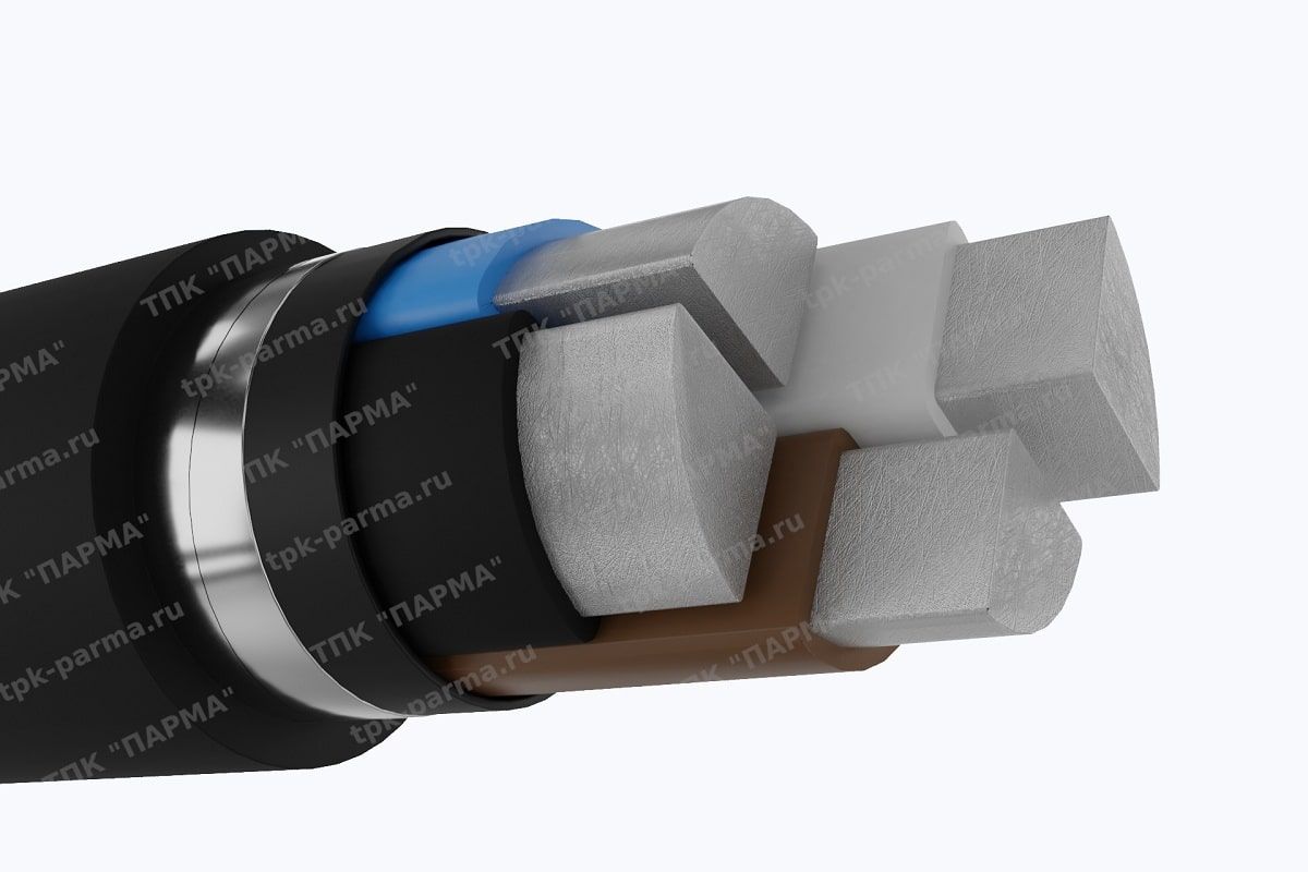 Фотография провода Кабель АПвБШвнг(A)-LS-ХЛ 4х300 - 1кВ