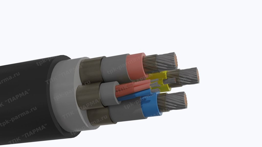 Фотография провода Кабель КГЭШ-Т 3х95+1х10+6х2,5