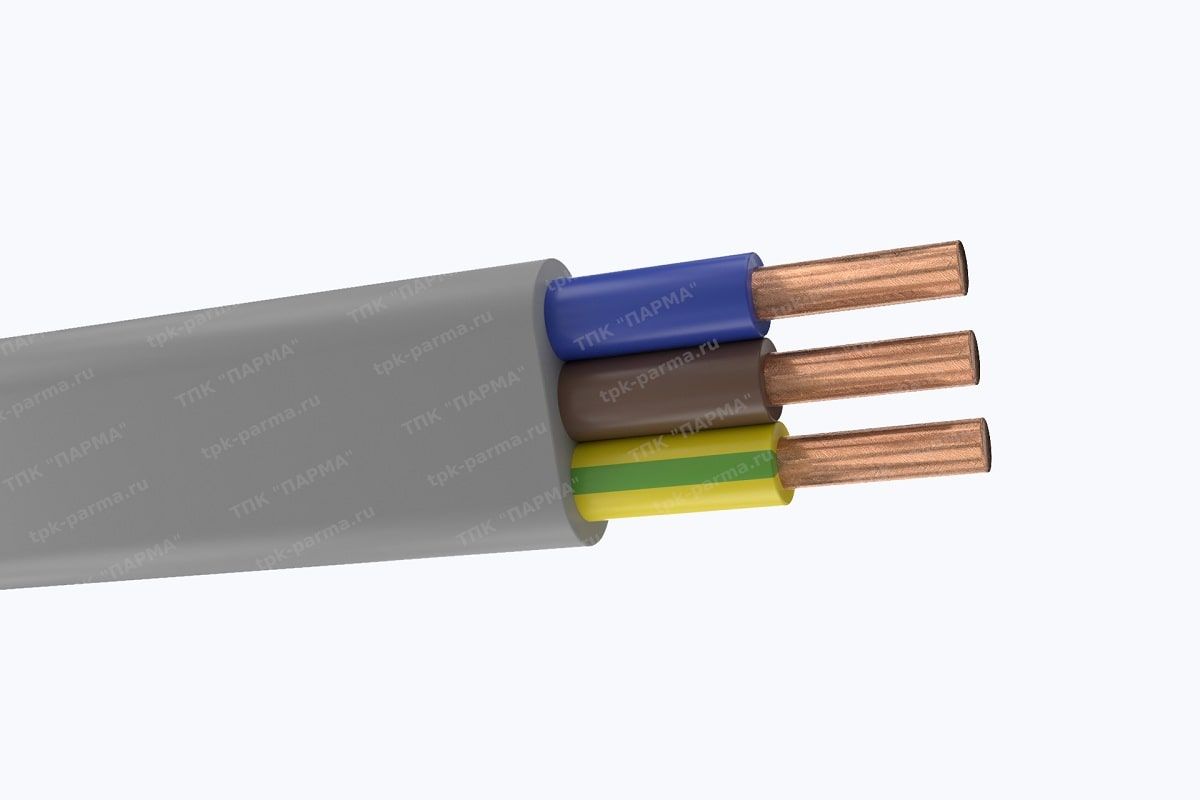 Фотография провода Кабель ПуВВ-Т 3х2,5