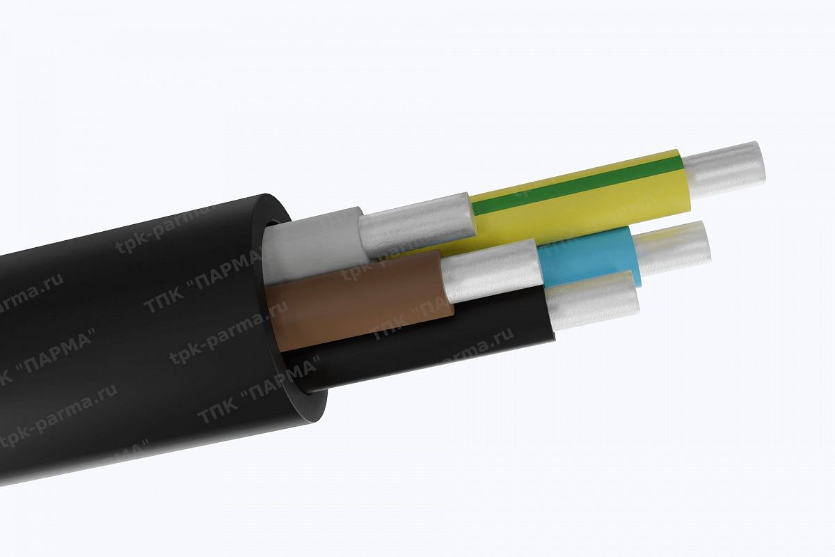 Фотография провода Кабель АВВГнг(A)-ХЛ 5х10