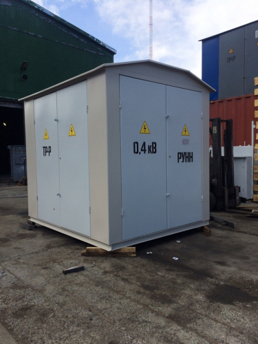 Подстанция трансформаторная КТПН-П-В/В 25/6/0,4 1-РВЗ+2-ВНА ПРОХОДНАЯ