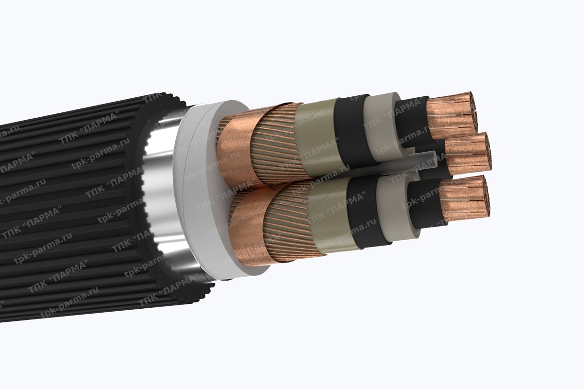 Кабель ПвПу2гж 3х120/16 - 35кВ