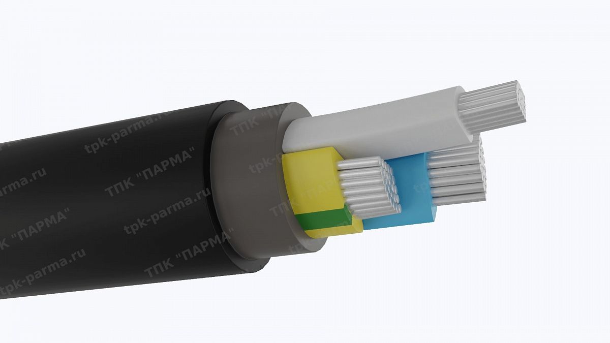 Фотография провода Кабель АВВГ 3х240 - 1кВ